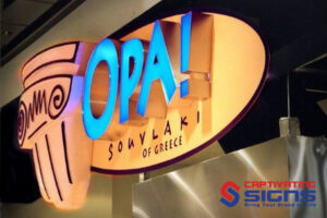 lighted building signs