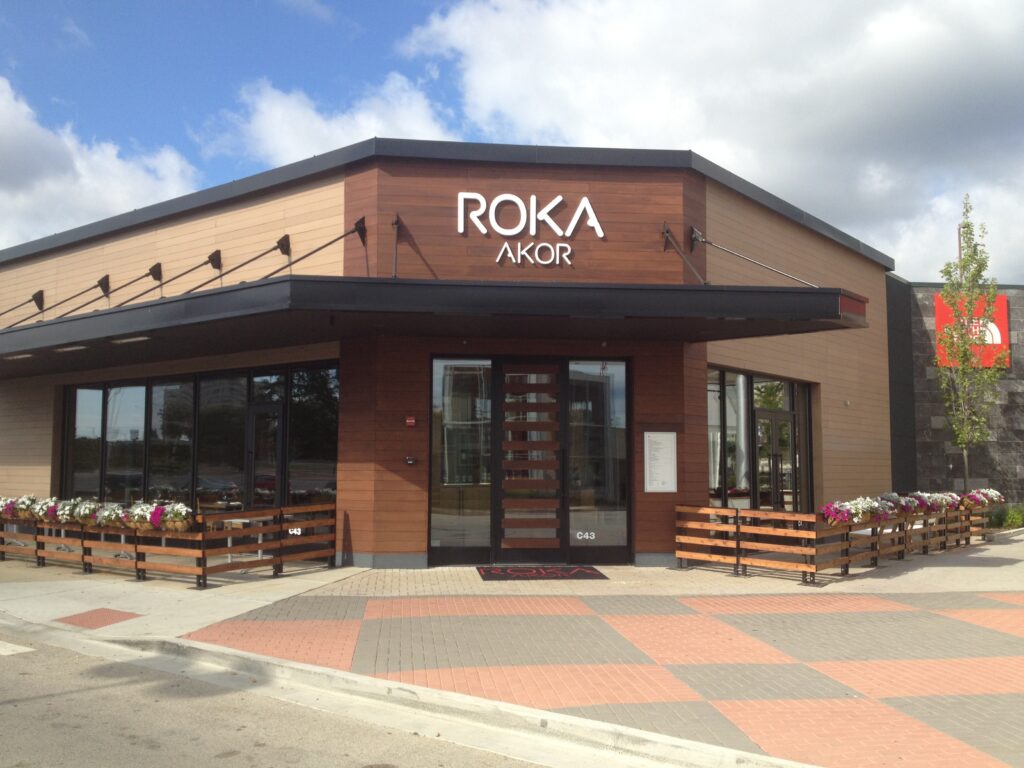 Roka Akor Custom Building Signs for Business in Naperville