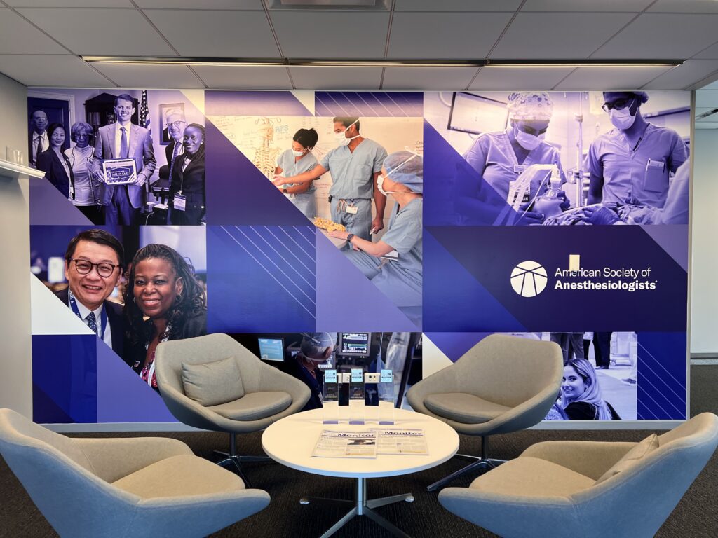 Custom Wall Murals for American Society of Anesthesiologists in Naperville