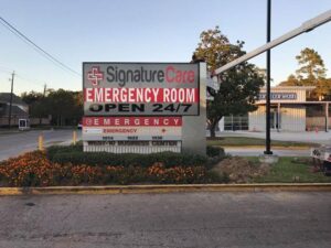 Custom modern monument signs for business