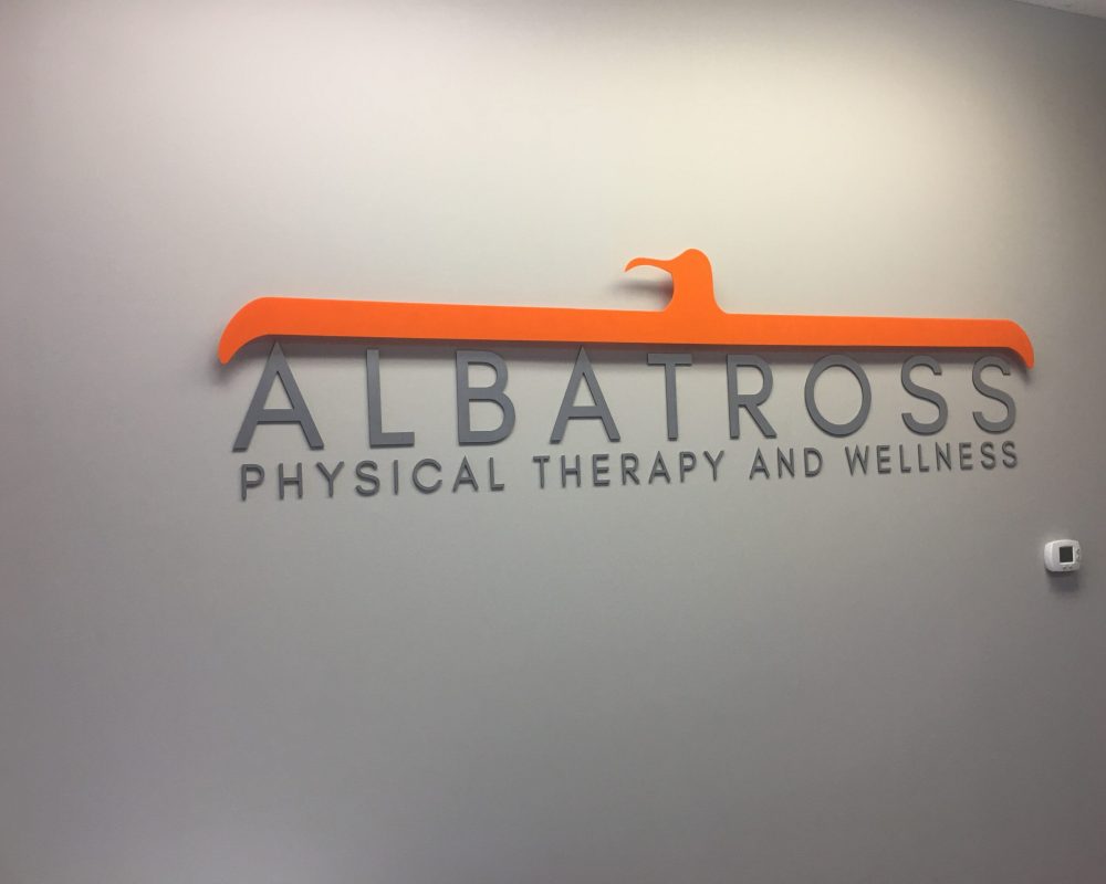 Albatross Phy Therapy Custom Office Lobby Signs in Naperville