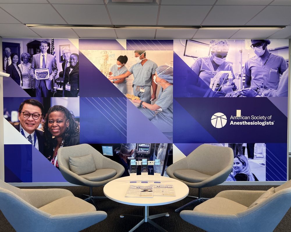 Custom Wall Murals for American Society of Anesthesiologists in Naperville